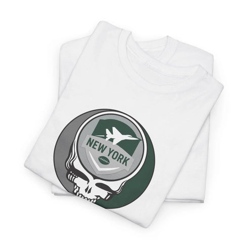Grateful Dead - New York Jets Stealie Unisex T-Shirt - NFL - StealieShop